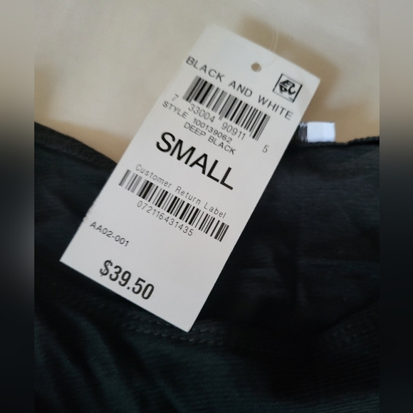 Women's Black bodysuit partial sheer with cutouts & snaps Size Small - Picture 6 of 8